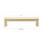 Gliderite Hardware 5 in. Center to Center Smooth Bar Pull - 4787-128-CHPG 4787-128-CHPG-1 - alternate 4